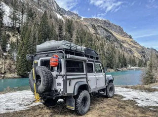 Land Rover Defender Spare Wheel Carrier - Durable & No-Drill Installation