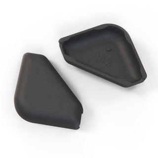 Audi 100 C1 Seat Belt Bracket Cover Set of 2 Black