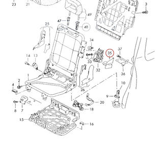 Audi A2 Cover - Lock Soul (Platinum) Left (8Z0885219A E59)