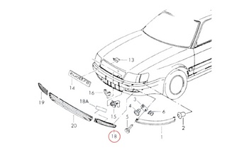 Audi A8 D2 FL  Left Or Right Lower Front Bumper Fog Light Grill New 4D0853635A / 4D0853636A