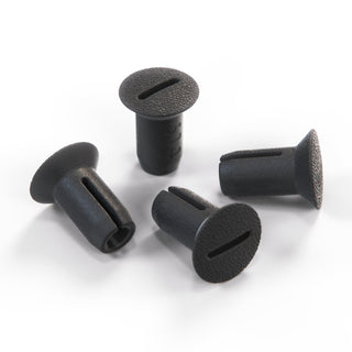 BMW E30 E28 E34 E24 E23 E32 Seat Hinge Trim Plastic Nut Set Of 4 Black 52101906933