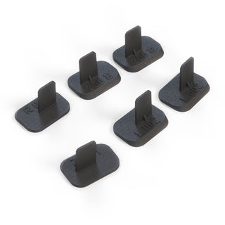 BMW E39 Touring Trunk Lid Trim Panel Clips Set Of 6 (3 Left And 3 Right) Black 51498217213 & 51498217214