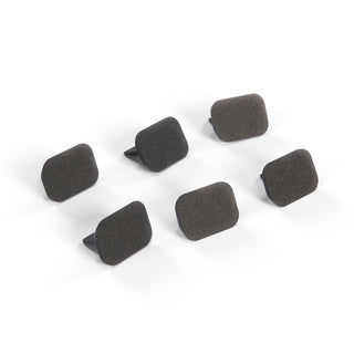 BMW E39 Touring Trunk Lid Trim Panel Clips Set Of 6 (3 Left And 3 Right) Black 51498217213 & 51498217214