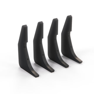 Ford Fiesta ST150 Diffuser Fins Set of 4 Black