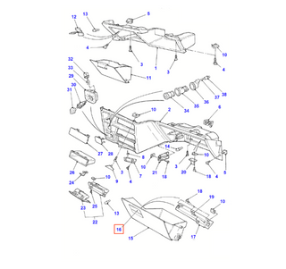 Ford Sierra Cosworth 90 CL, LX CLX GL Ghia GT XR4 Glove Box Handle Lever Glove Compartment Black 20210601