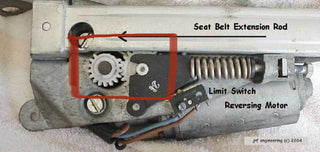 Mercedes-Benz C126 C124 Seat Belt Feeder Repair Kit (W126 SEC, W124 Coupe) (1248600982)