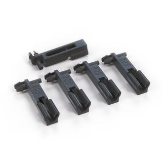 Jaguar XJS Sports Door Lock Clip Set Of 5 Black BEC8982