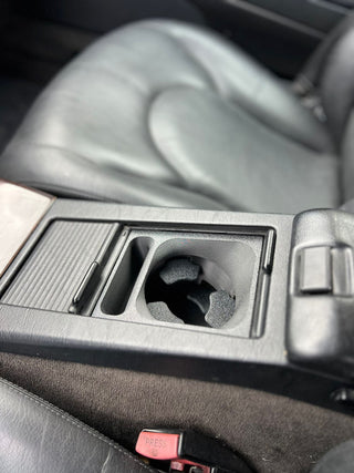 Mercedes R129 SL Custom Cup Holder & Mobile Phone Holder - Center Console Replacement