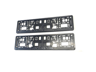 Octoclassic Car Number Plate Frame Best Fit For Classic Car Set of 2