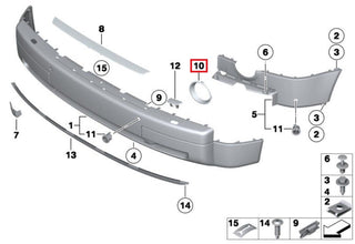 Rolls Royce Phantom Coupe Cover Headlight Front Left Or Right Primed Or Black 51117040073 / 51117040074