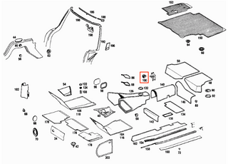 Mercedes-Benz W113 Jacking Point Cover Set of 4 - Rubber - A1138990008 - Premium Replacement