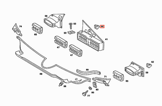 Mercedes W201 Air Fan Instrument Panel Handle Button Black (A2018300236)